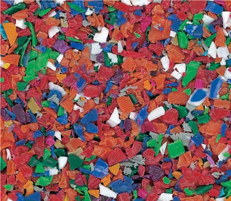 Gerecyclede plastic doppen