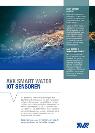 AVK Smart Water IOT sensoren