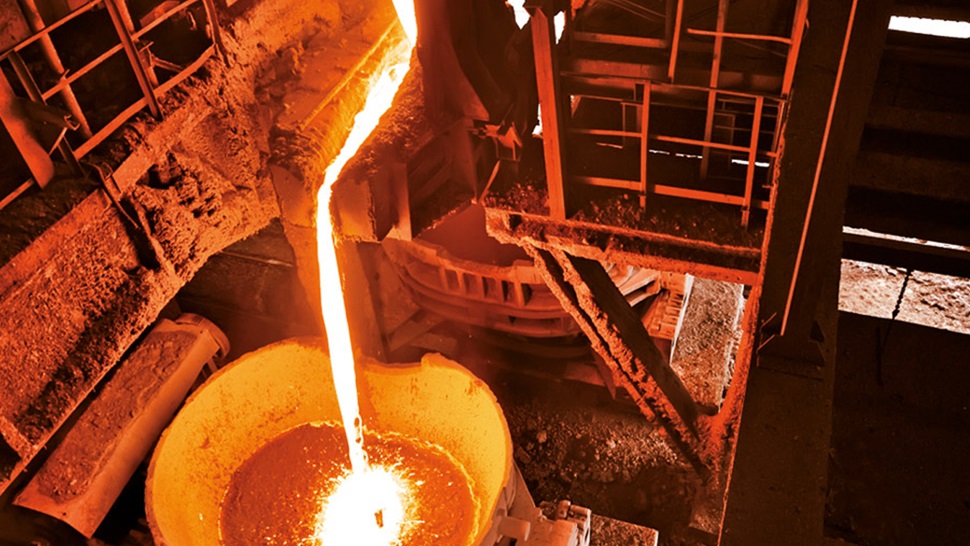 IJzer smelten