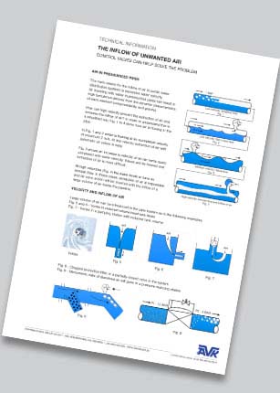 Regel afsluiters - Inflow of unwanted air