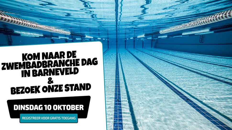Zwembadbranche Dag stand