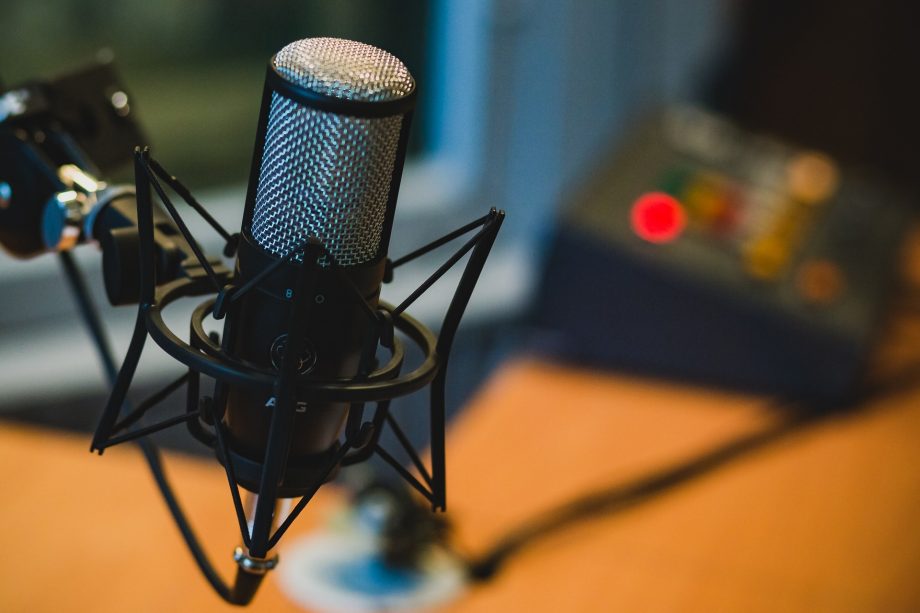 Microfoon podcast gas is groener