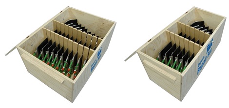 Repair box with 6 or 10 elements