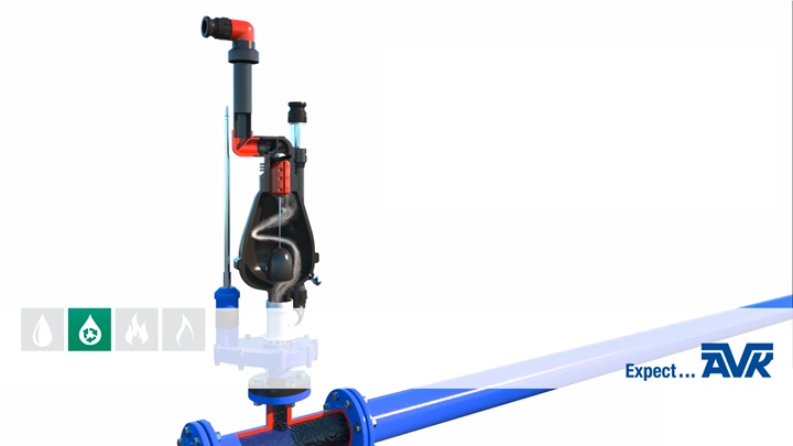 AVK combinatie ontluchters voor afvalwater toepassingen